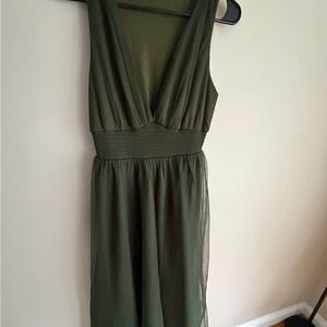 Baltic Born Deep Olive Maxi Dress